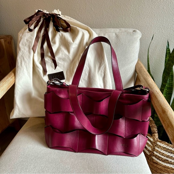 LA PEDRERA by LUPO BARCELONA Limited Edition Leather Handbag NWOT - Picture 4 of 12